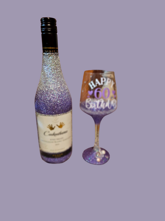 Purple Glamour Wine Set
