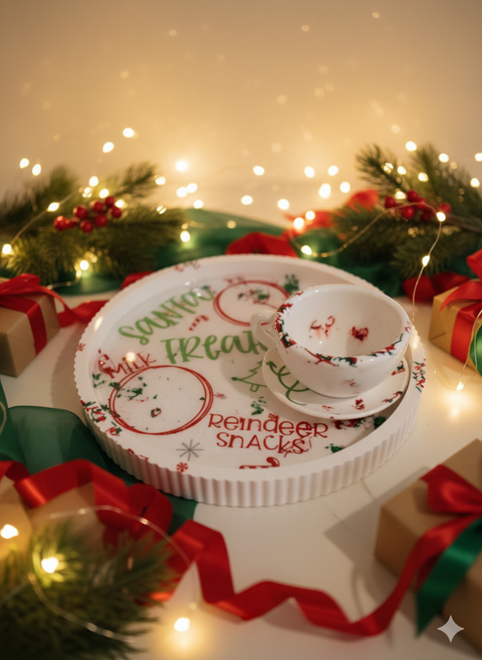Santa's Platter with bonus cup